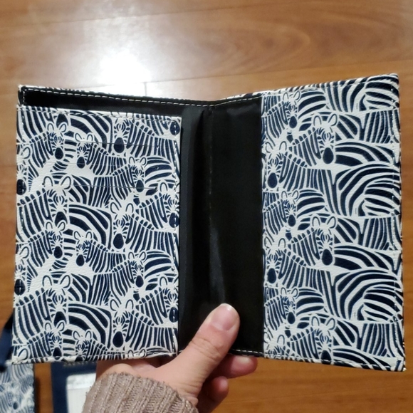 Dabney Lee Travel Set in Zebra Print - Picture 2 of 2